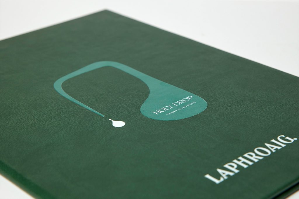 Carta Laphroaig · estampación