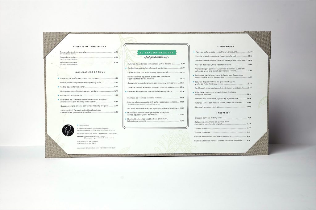Interiores de carta impresos