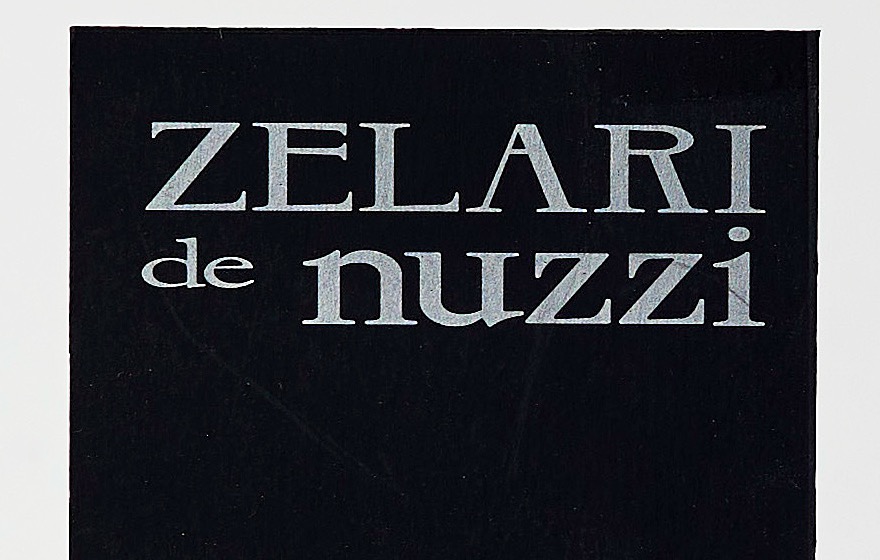 Detail of the Zelari de Nuzzi business card